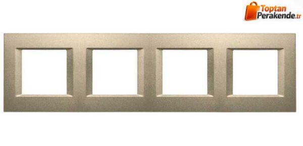 Viko Panasonic Thea Optima Bronz 4X2M Çerçeve